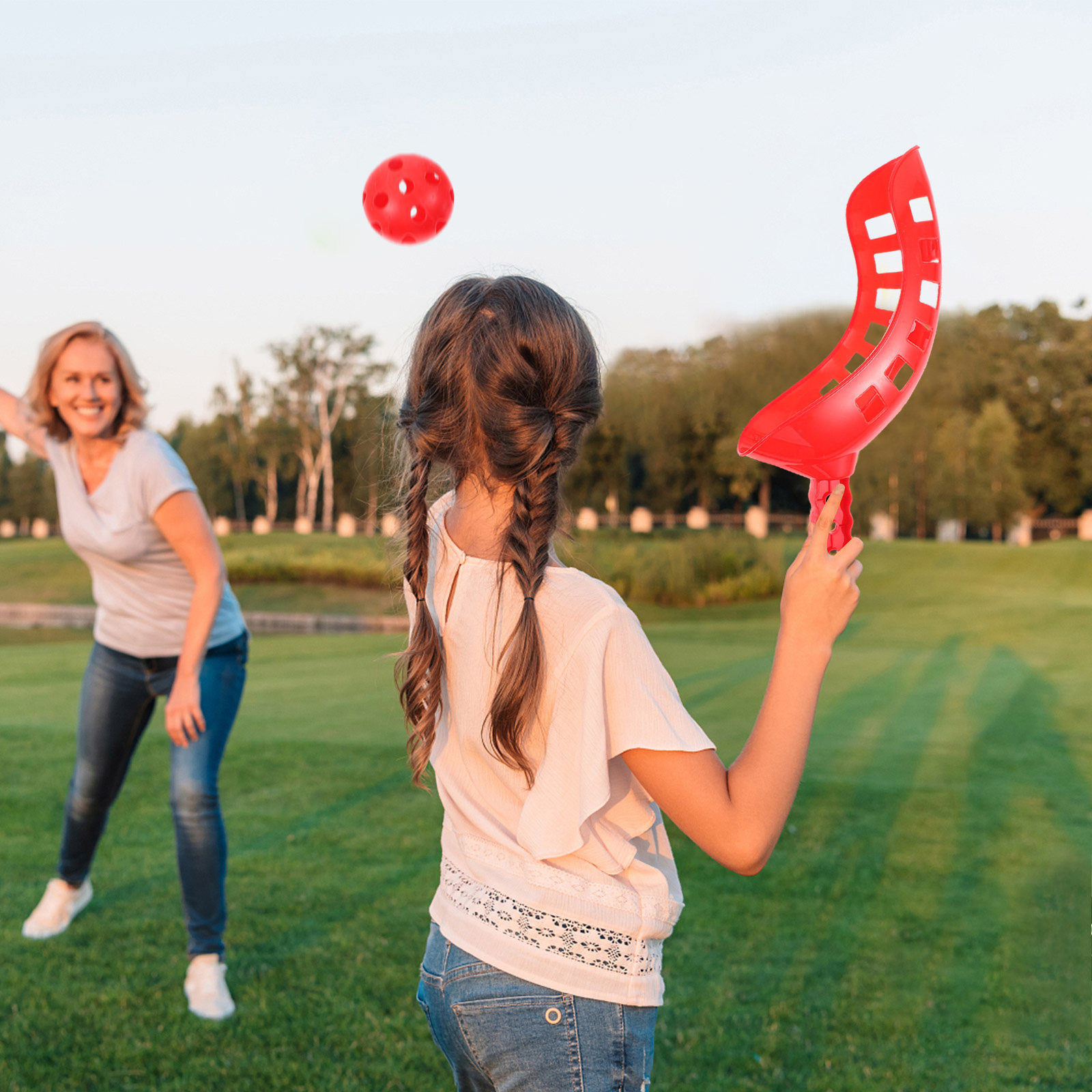 Kids Outdoor Ball - 1Set Scoop Ball Catch Game Launch