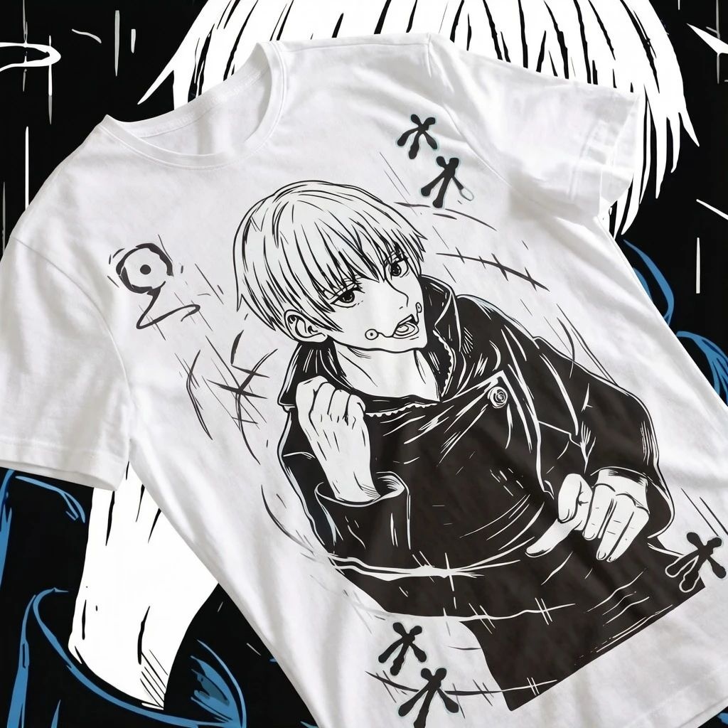 Tee Ball Set - Inumaki Toge T-Shirt Jujutsu Kaisen Megumi