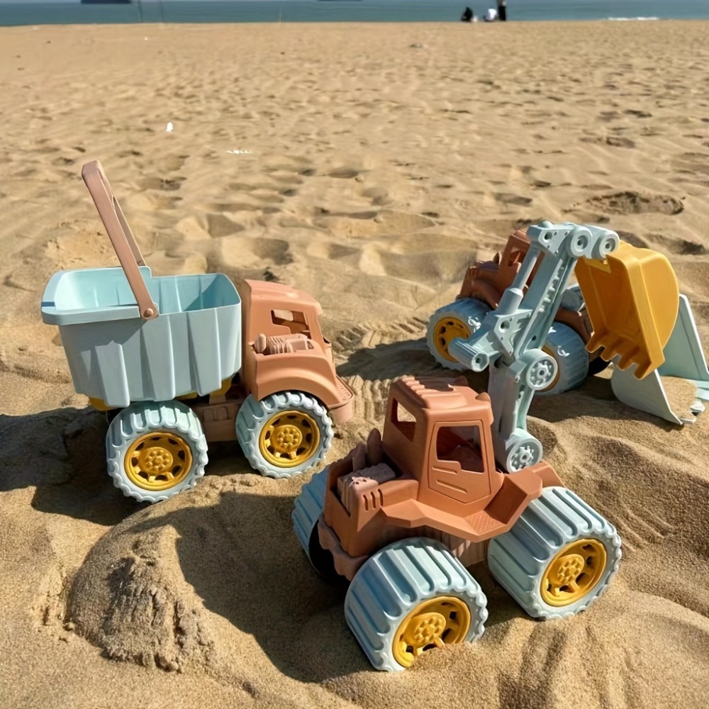 Kids Outdoor Water Toys - Beach Toys Construction Trucks for Toddler