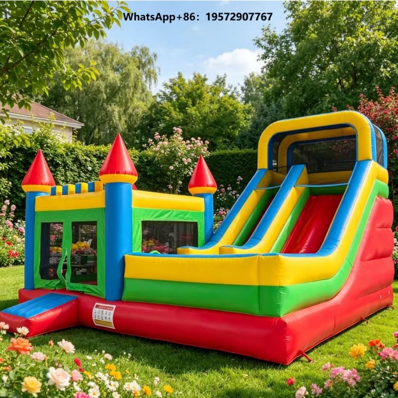 Kids Outdoor Inflatable - Portable Indoor/Outdoor PVC Kids Commercial Bouncy