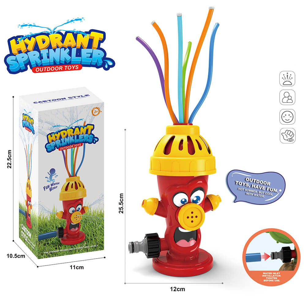 Sprinkler Splash Pad - Hydrant Sprinkle Water Spray Toy Backyard