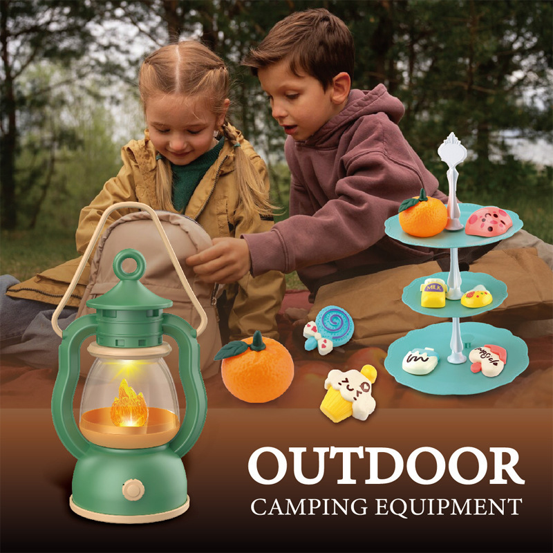 Kids Outdoor Gifts - Kids Camping Set Campfire Pretend Play