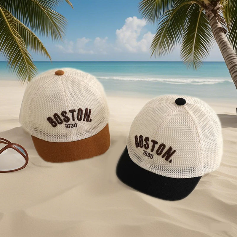 Kids Outdoor Hat - Letter Embroidered Baby Baseball Cap Summer