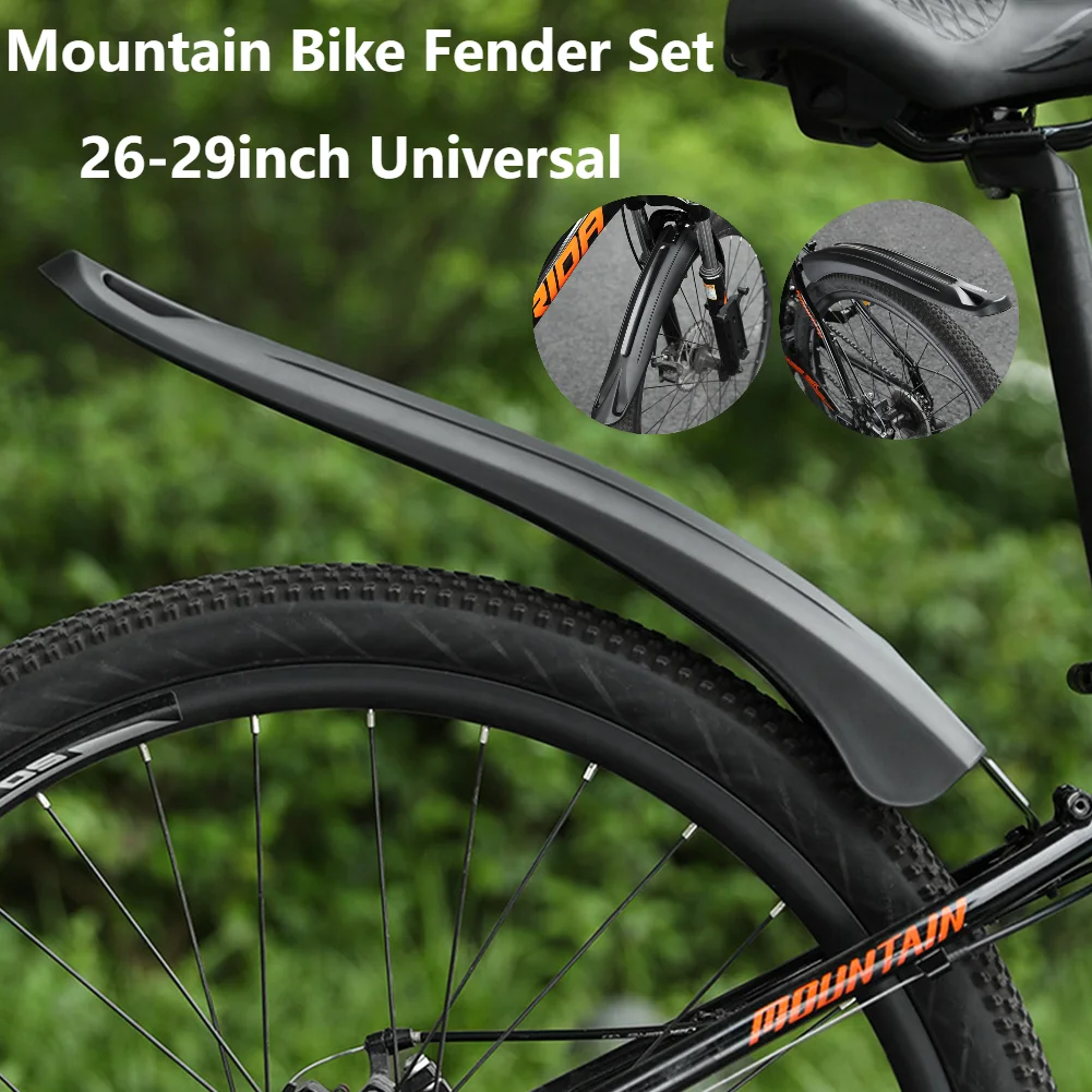 Muddy Puddle Suit - 2pcs Bicycle Fender PP Soft Plastic