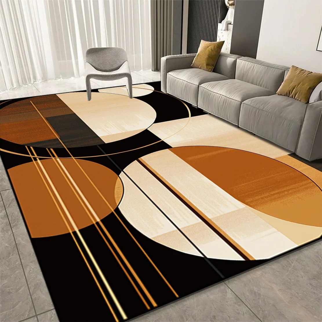 Kids Outdoor Lounge - Large Geometric Carpets for Living Room