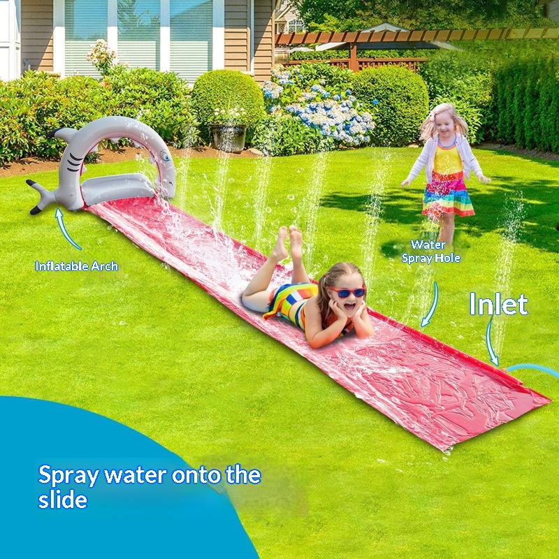 Inflatable Whale Water Slide S - Kids Outdoor Water Toys ulasan dan harga
