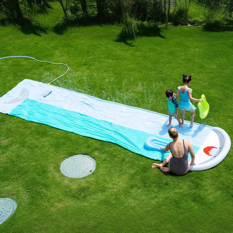 Inflatable Whale Water Slide S - Kids Outdoor Water Toys ulasan dan harga