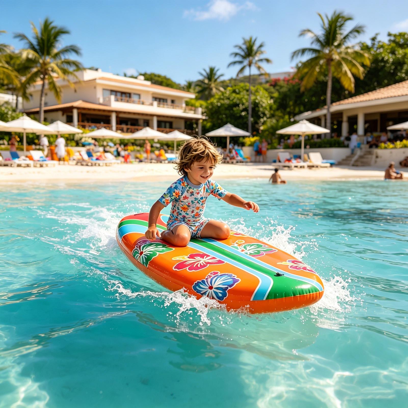 Blow Up Surf Board 2 Pieces Po - Kids Outdoor Water Toys ulasan dan harga