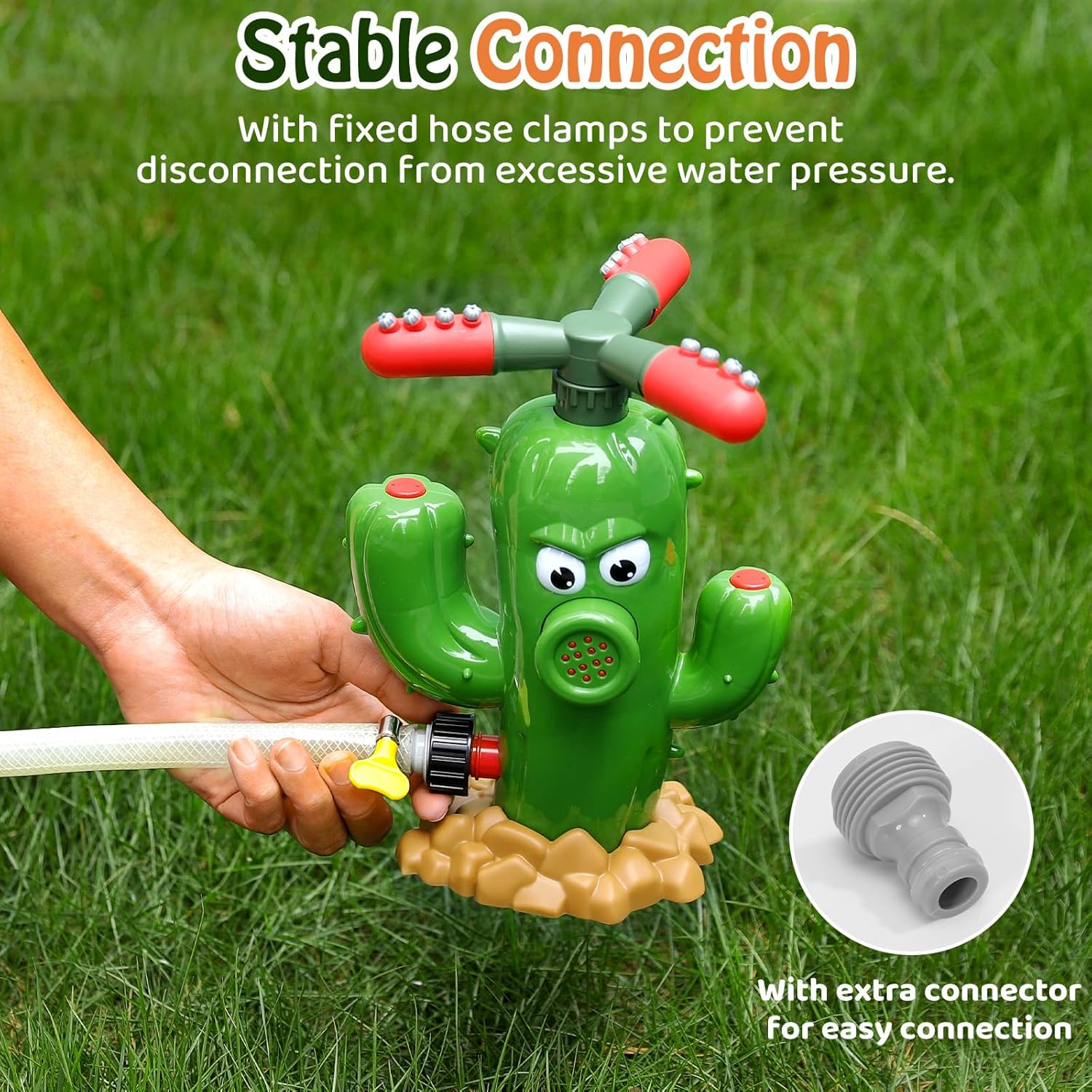Water Spray Toy Cactus Sprinkl - Sprinkler Splash Pad ulasan dan harga