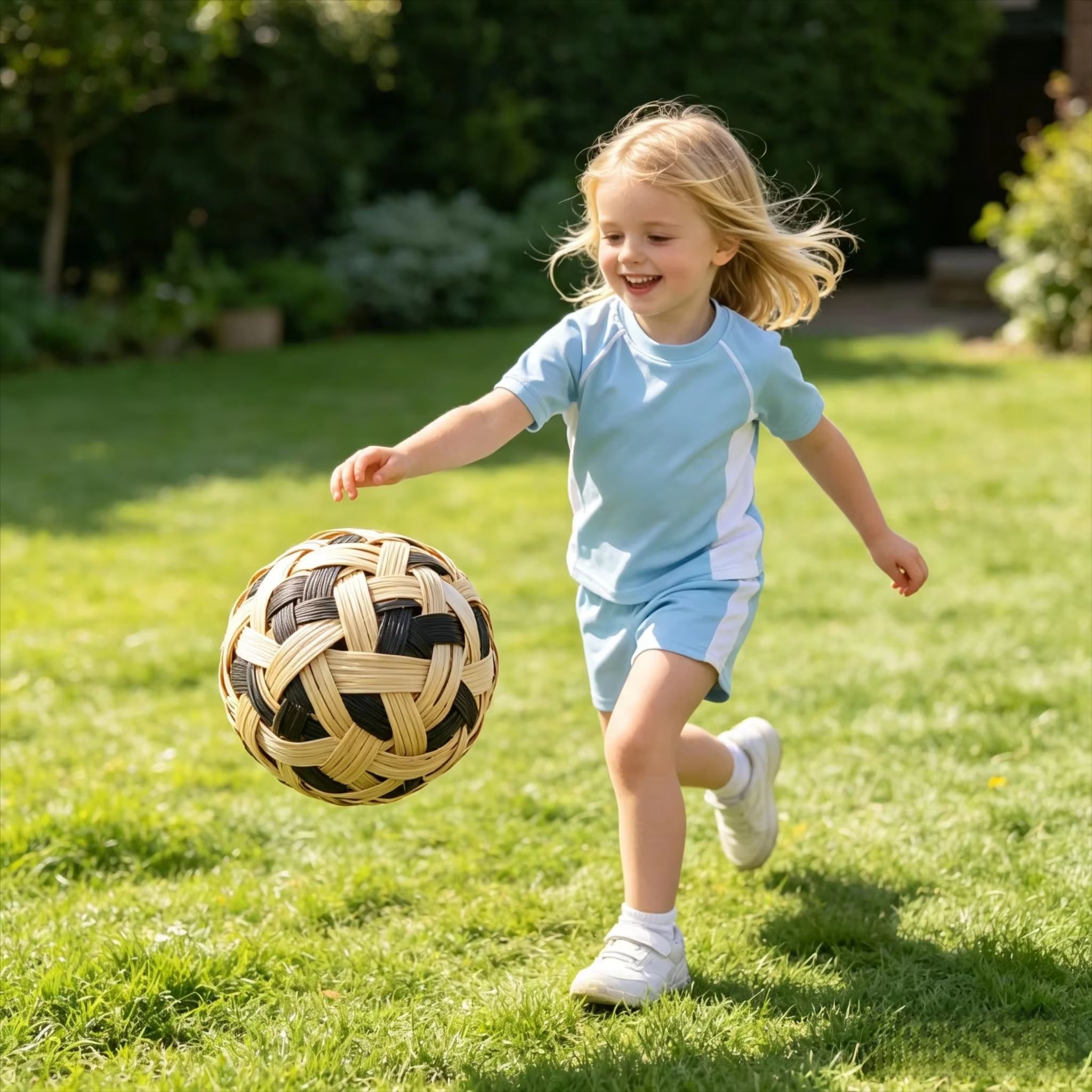 Kids Sepak Takraw Rattan Ball  - Kids Outdoor Ball ulasan dan harga