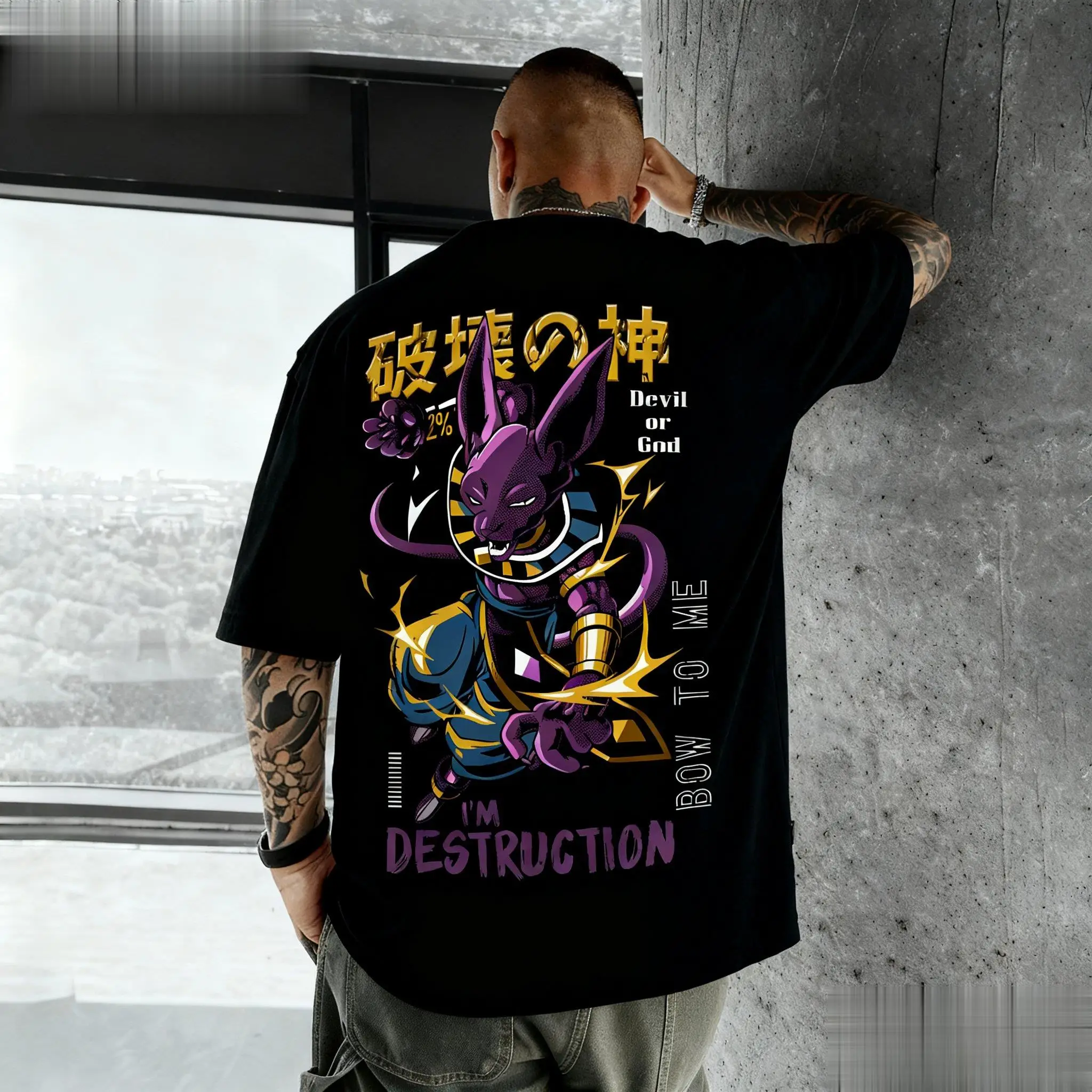 Dragon Ball Beerus Anime Graph - Tee Ball Set ulasan dan harga