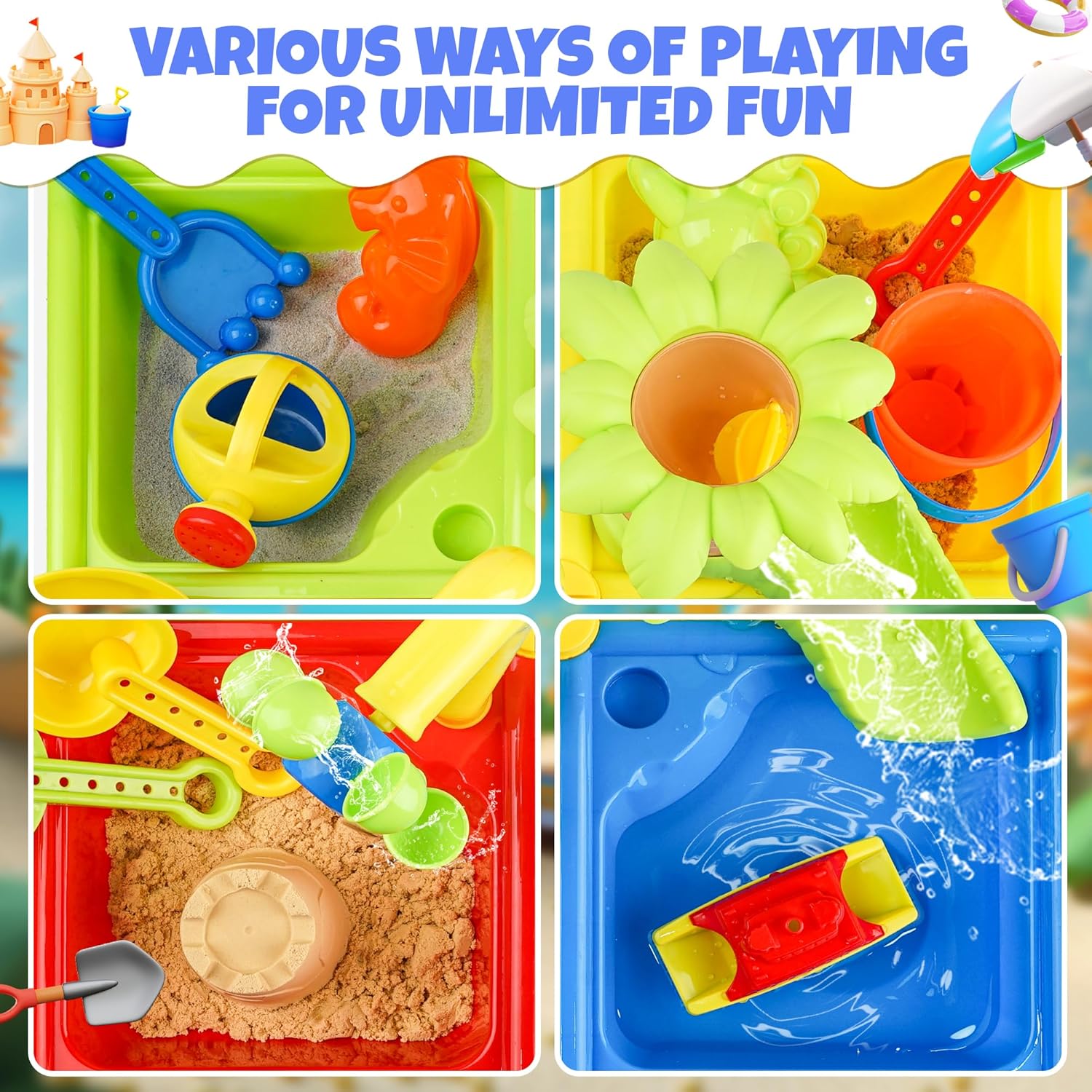 25 Pcs Summer Water Table for  - Kids Outdoor Water Toys ulasan dan harga