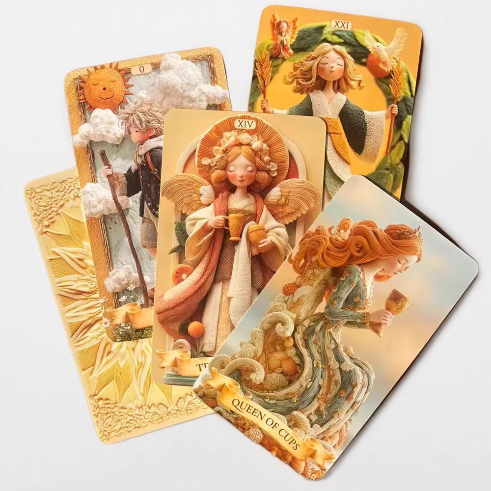 78 Tarot Cards Set, 13x8 Cm Th - Muddy Puddle Suit ulasan dan harga