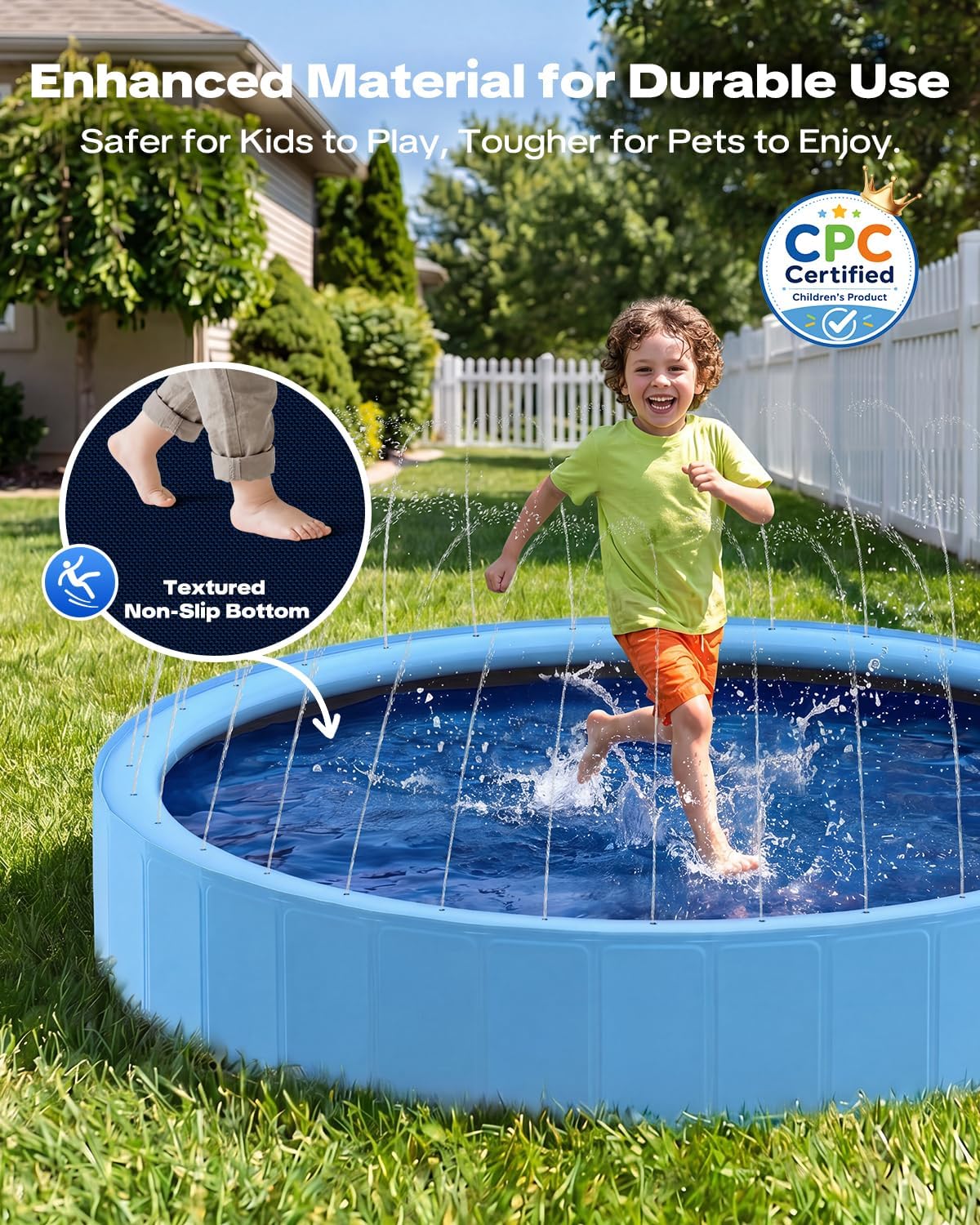 Splash Pad PVC Material Large  - Sprinkler Splash Pad ulasan dan harga
