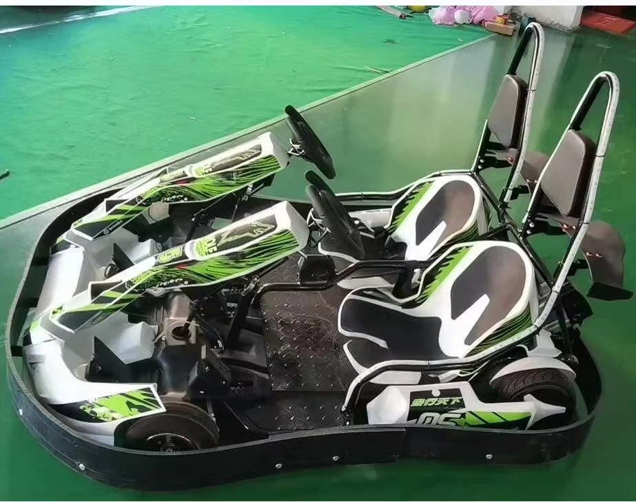 Dual-Seated Electc Racing Kart - Kids Outdoor Karting ulasan dan harga