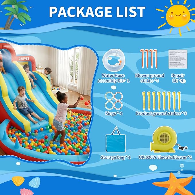 All-Season 8-in-1 Inflatable W - Kids Outdoor Inflatable ulasan dan harga
