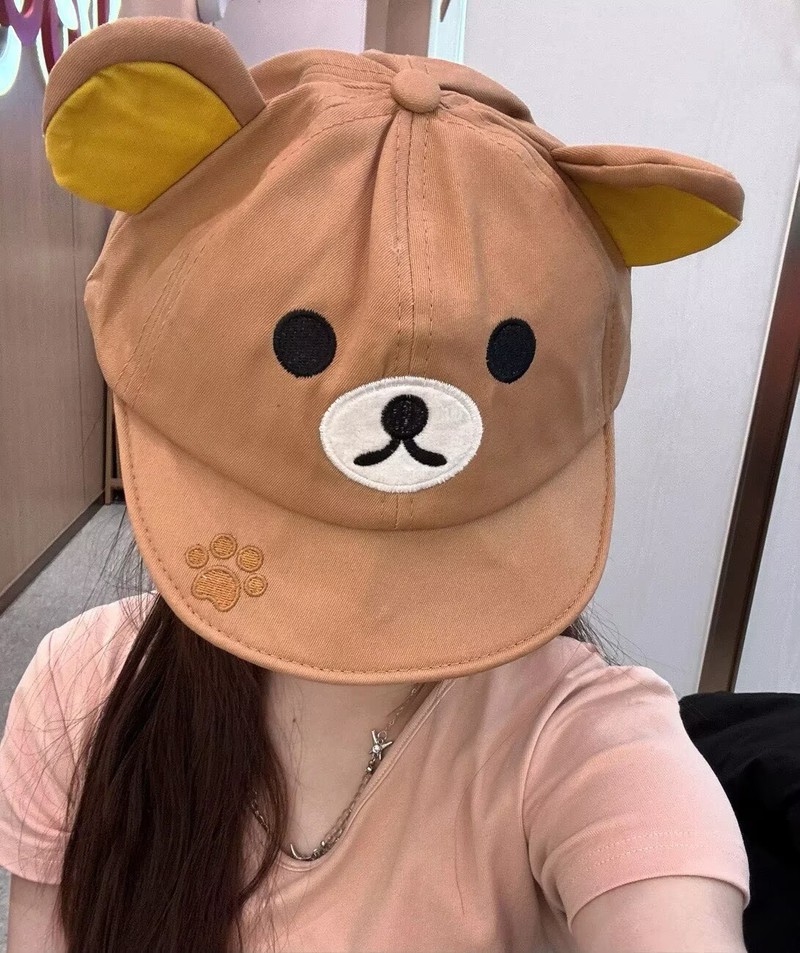 Rilakkuma Bear With Ear Cap Su - Kids Outdoor Gifts ulasan dan harga