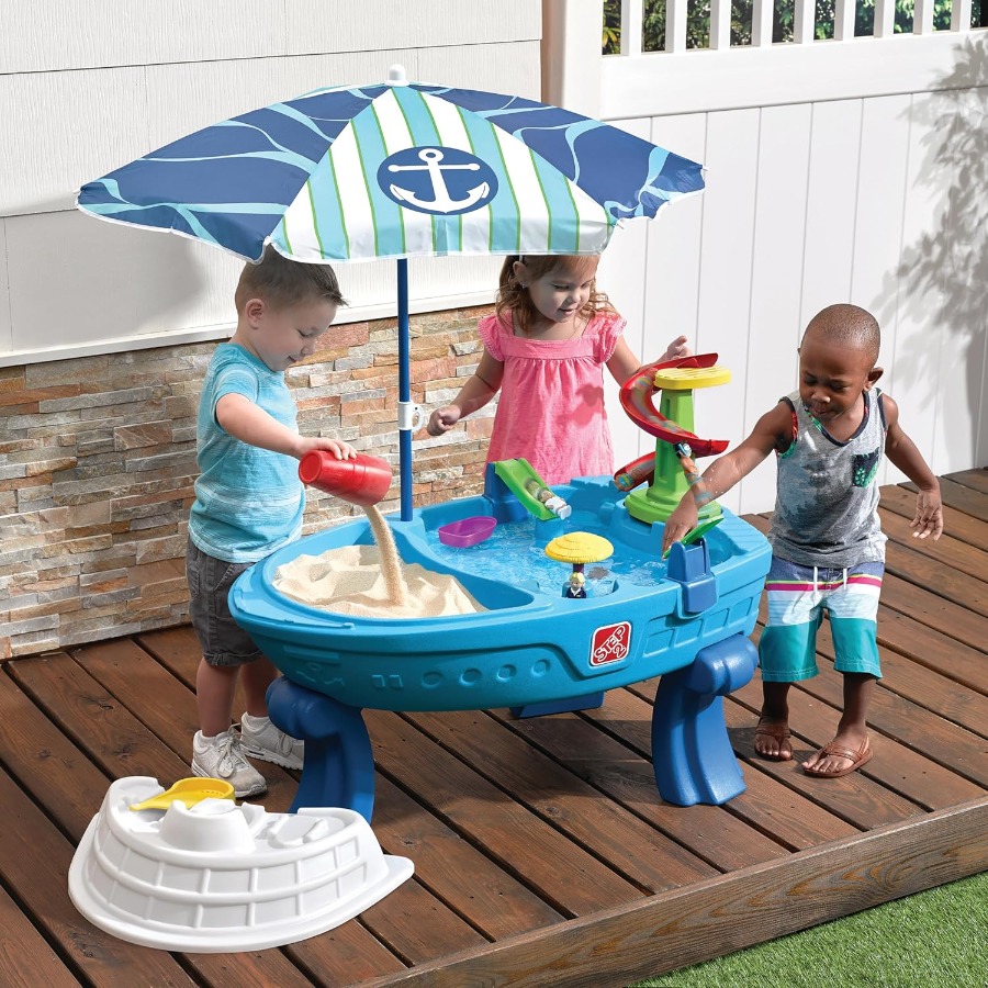 Fiesta Cruise Sand & Water Tab - Kids Outdoor Umbrella For Table ulasan dan harga
