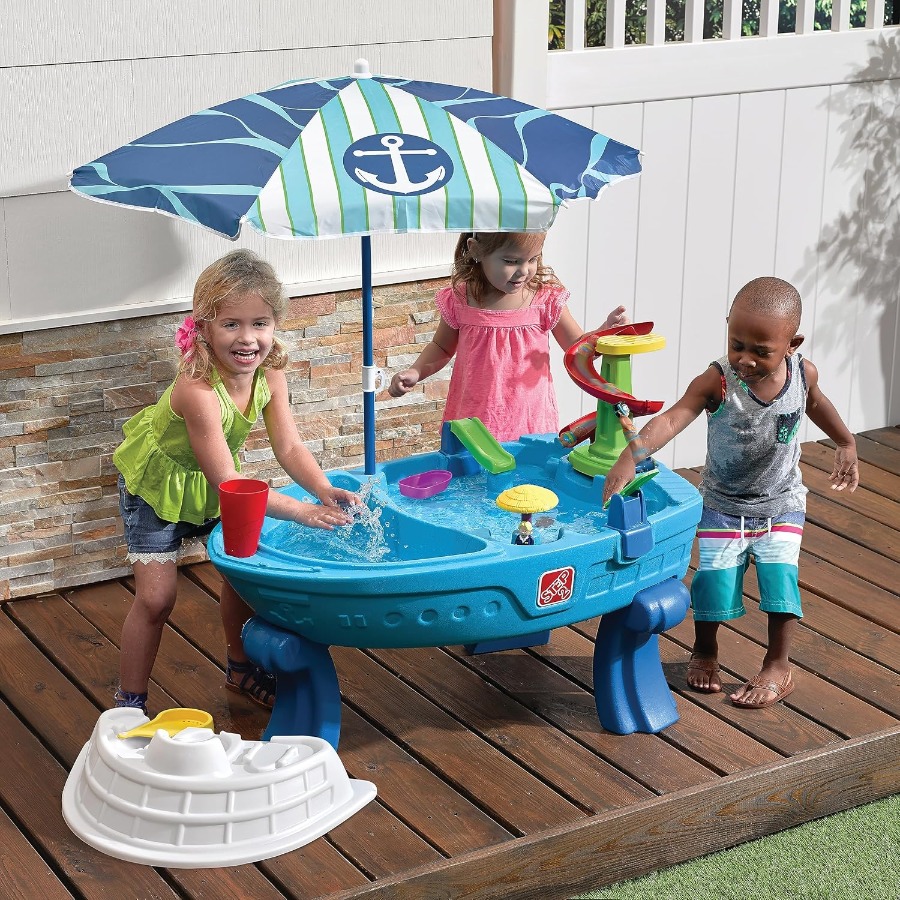 Fiesta Cruise Sand & Water Tab - Kids Outdoor Umbrella For Table ulasan dan harga