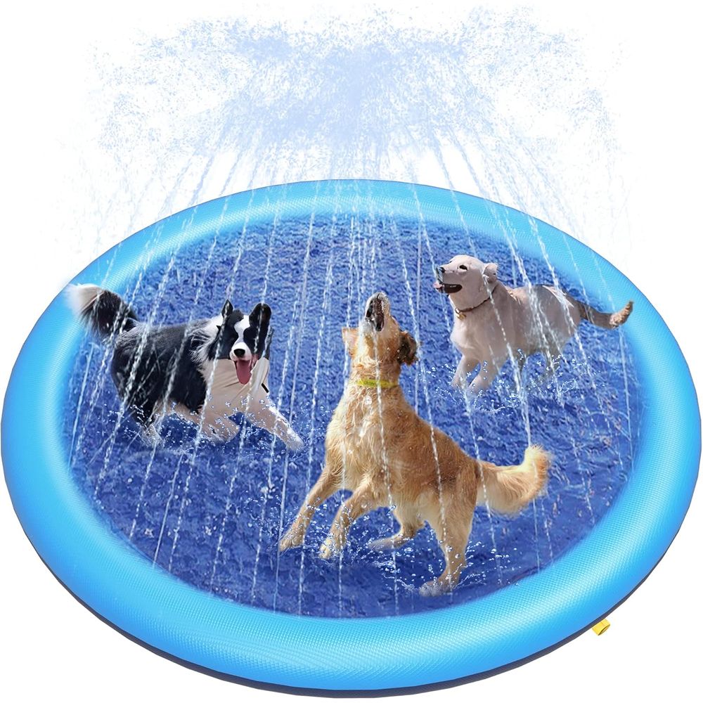 Splash Pad or Anti-Slip Dog Po - Sprinkler Splash Pad ulasan dan harga