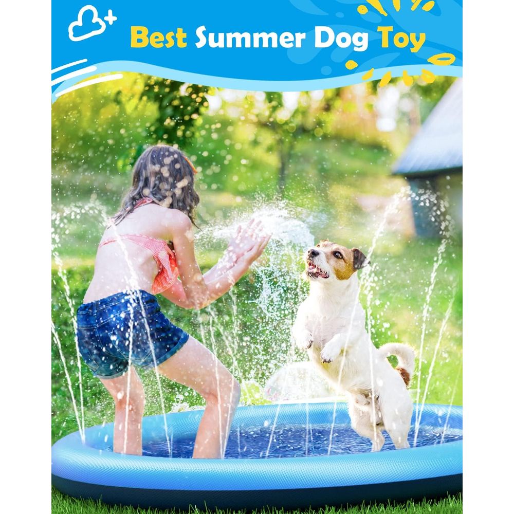 Splash Pad or Anti-Slip Dog Po - Sprinkler Splash Pad ulasan dan harga