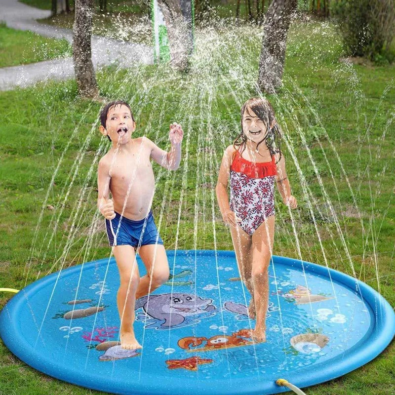 Water Splash Pools Kids Outdoo - Sprinkler Splash Pad ulasan dan harga