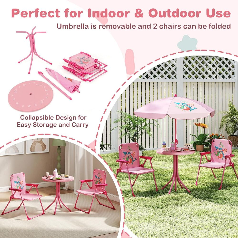 Kids Picnic Table, Kids Outdoo - Kids Outdoor Umbrella For Table ulasan dan harga