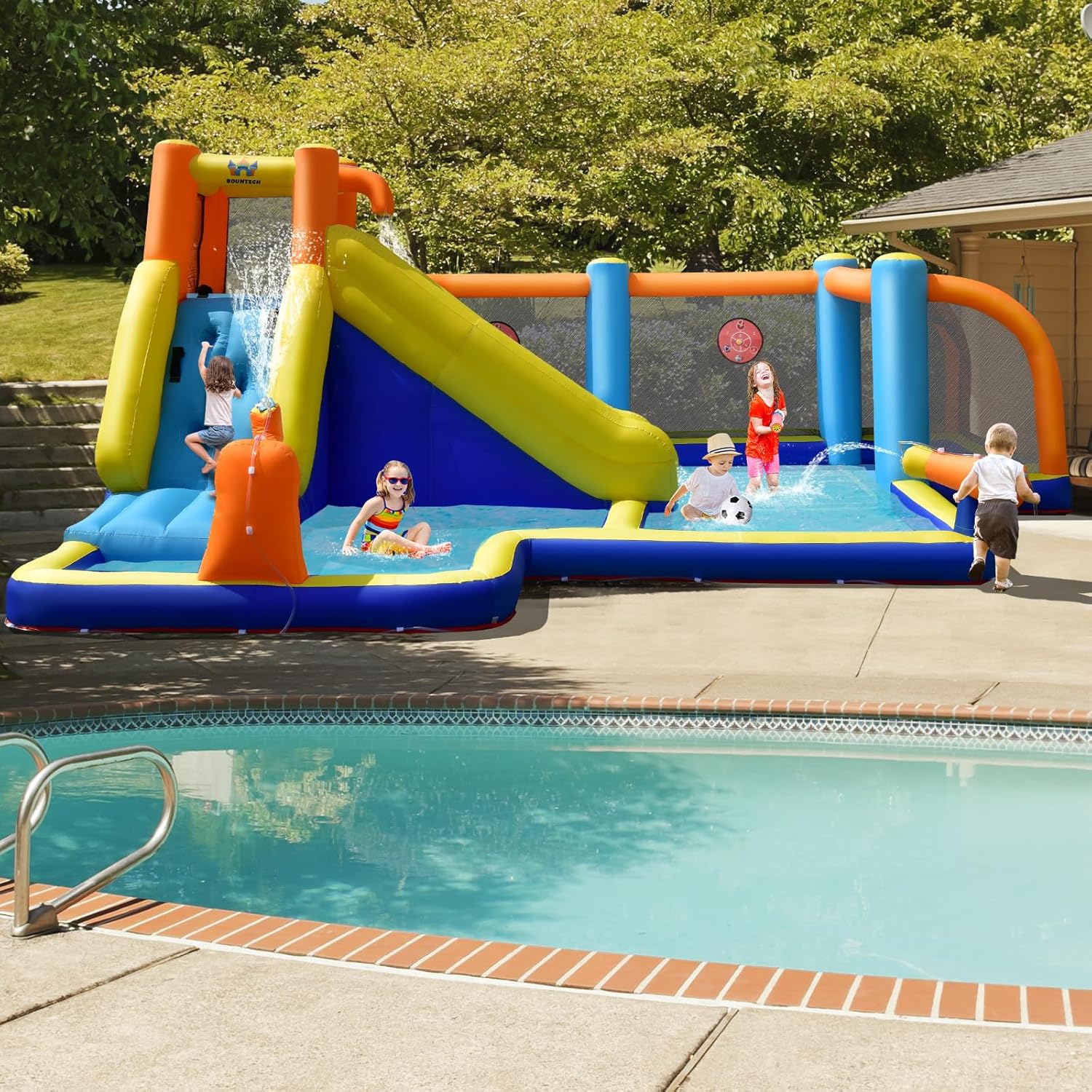 Giant Inflatable Water Slide B - Kids Outdoor Inflatable ulasan dan harga
