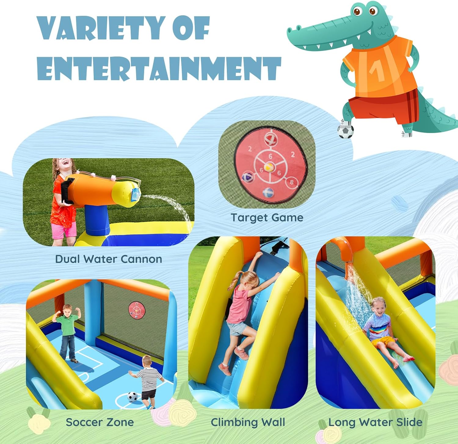 Giant Inflatable Water Slide B - Kids Outdoor Inflatable ulasan dan harga