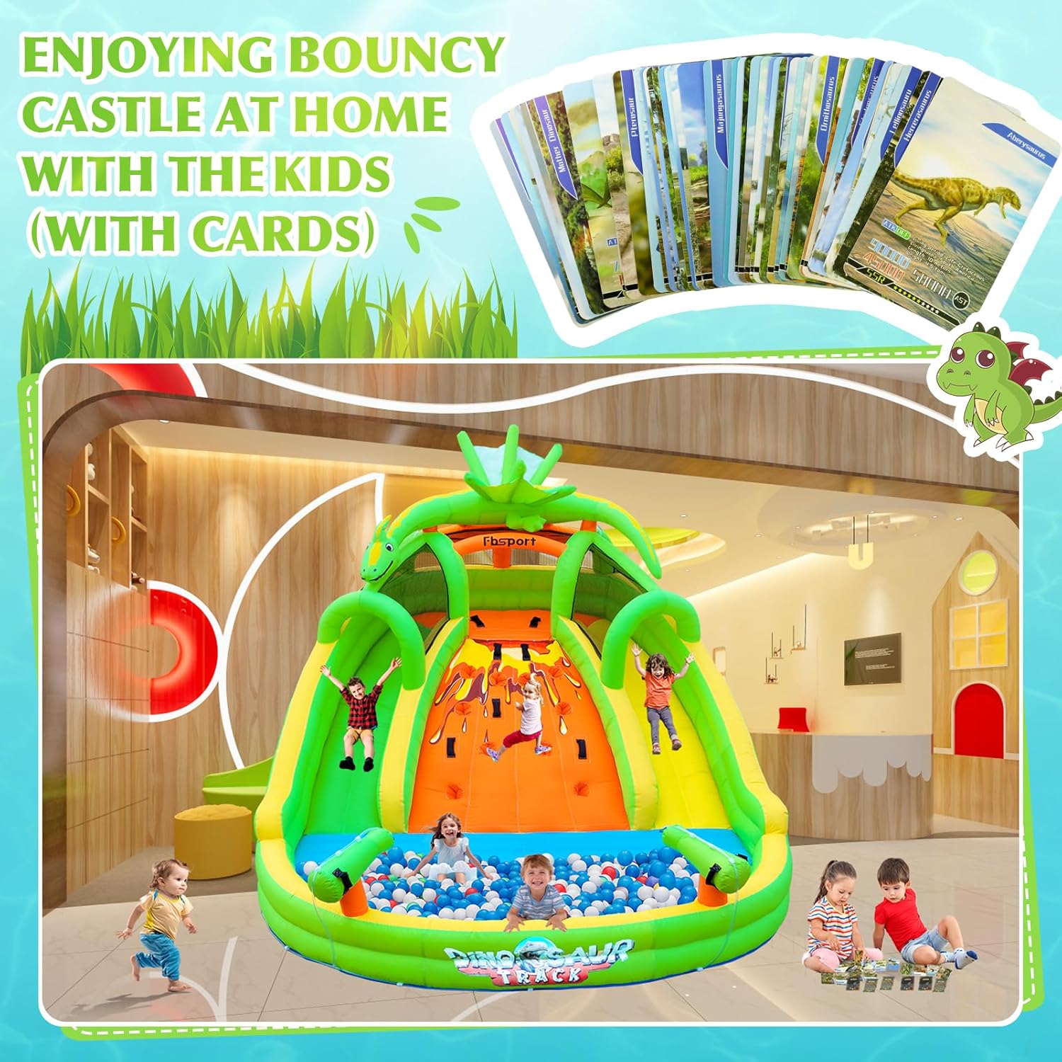 Kids Inflatable Bounce House w - Kids Outdoor Inflatable ulasan dan harga