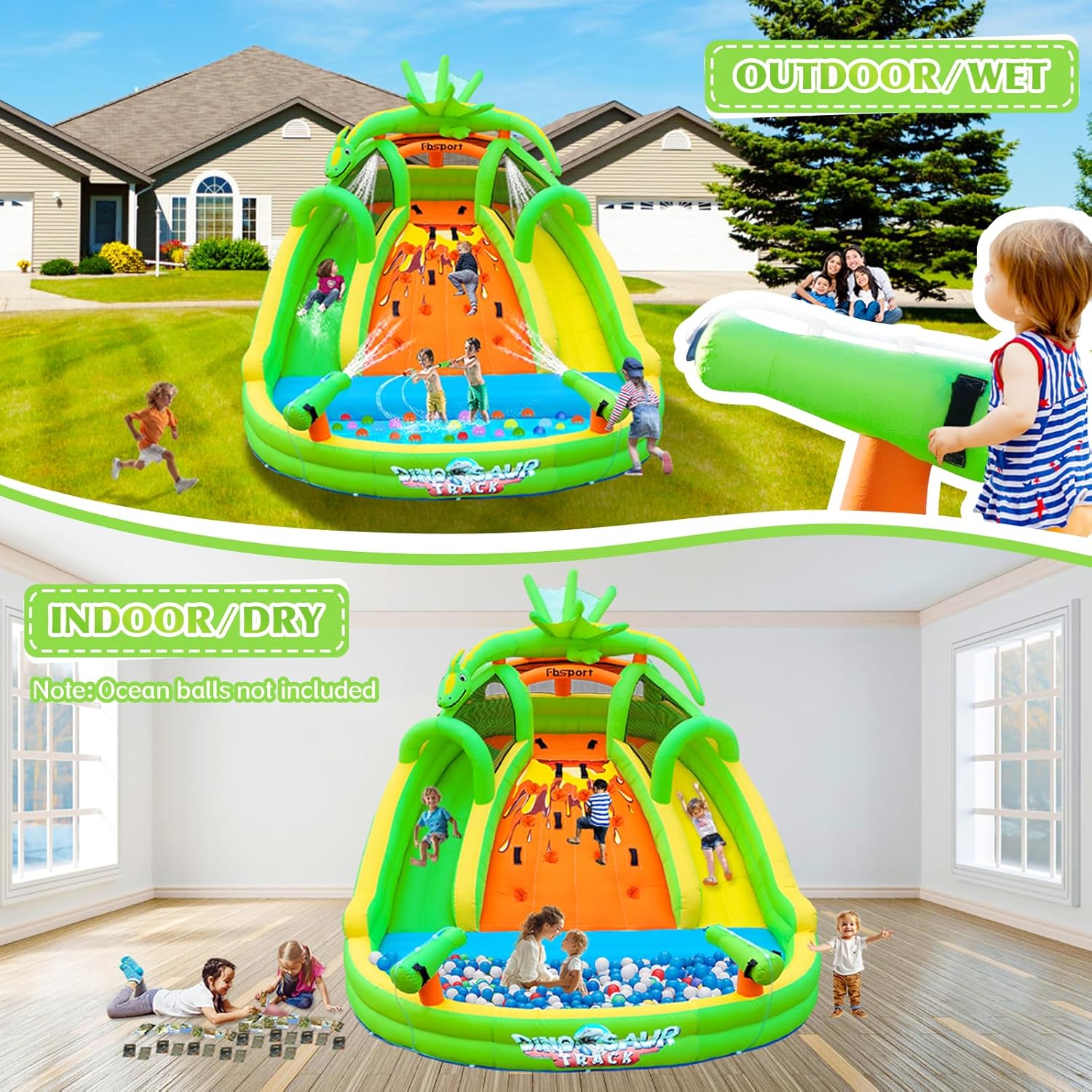 Kids Inflatable Bounce House w - Kids Outdoor Inflatable ulasan dan harga