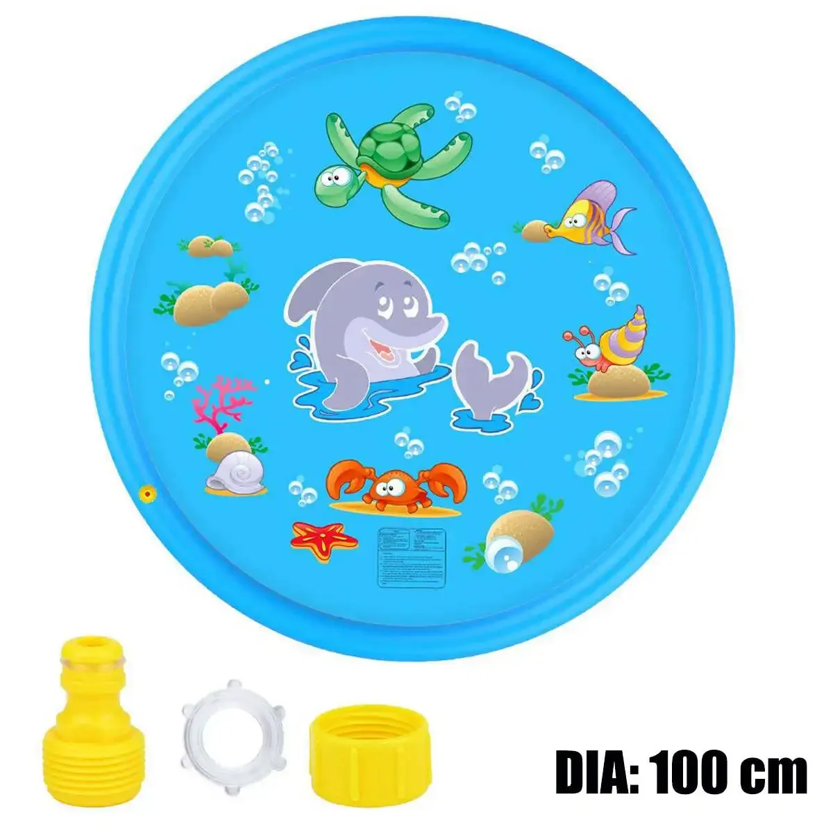 100/170cm Kids Outdoor Funny T - Sprinkler Splash Pad ulasan dan harga