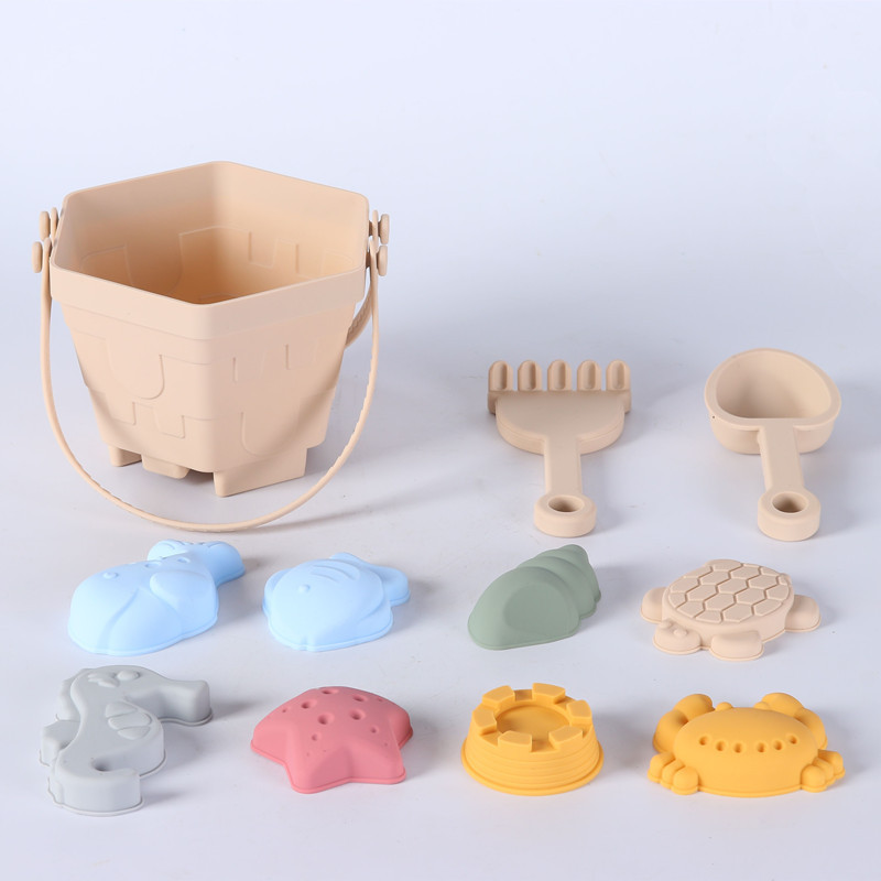 11PCS Silicone beach bucket sa - Kids Outdoor Water Toys ulasan dan harga
