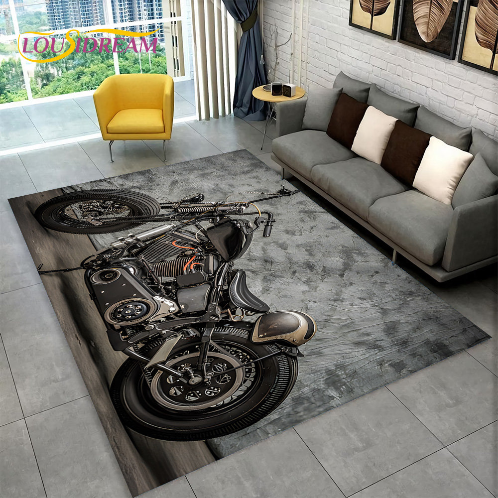 3D Retro Vintage Motorcycle Ar - Kids Outdoor Lounge ulasan dan harga
