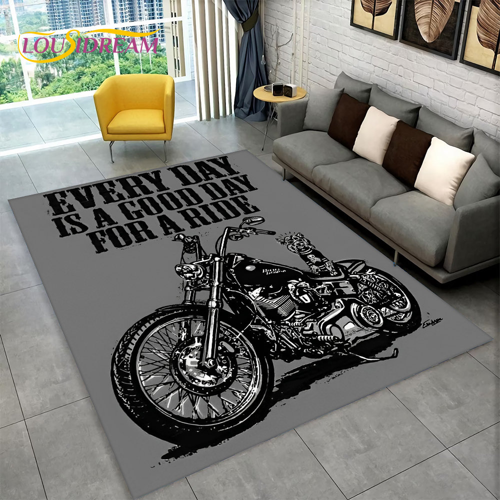 3D Retro Vintage Motorcycle Ar - Kids Outdoor Lounge ulasan dan harga
