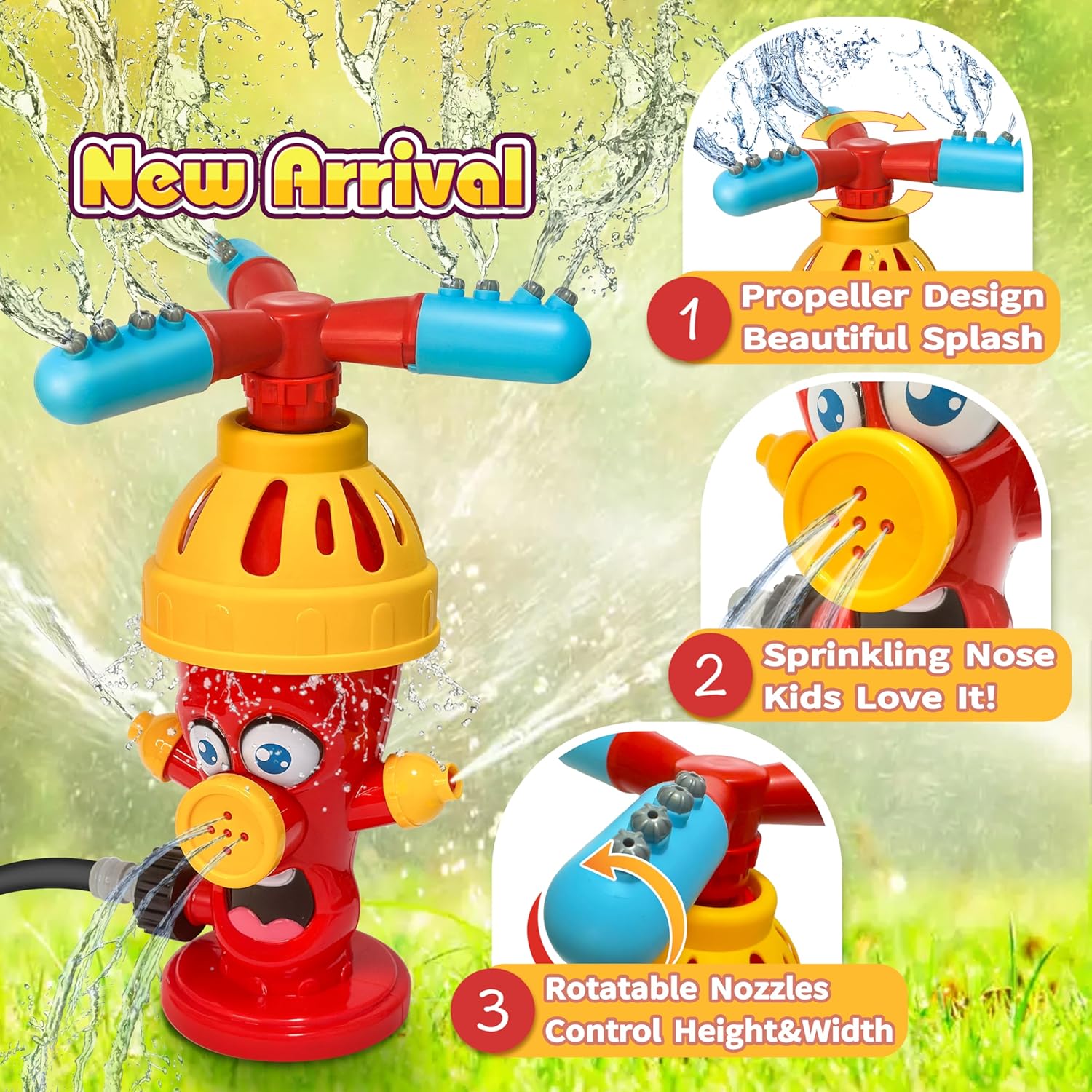 Hydrant Sprinkle Water Spray T - Sprinkler Splash Pad ulasan dan harga