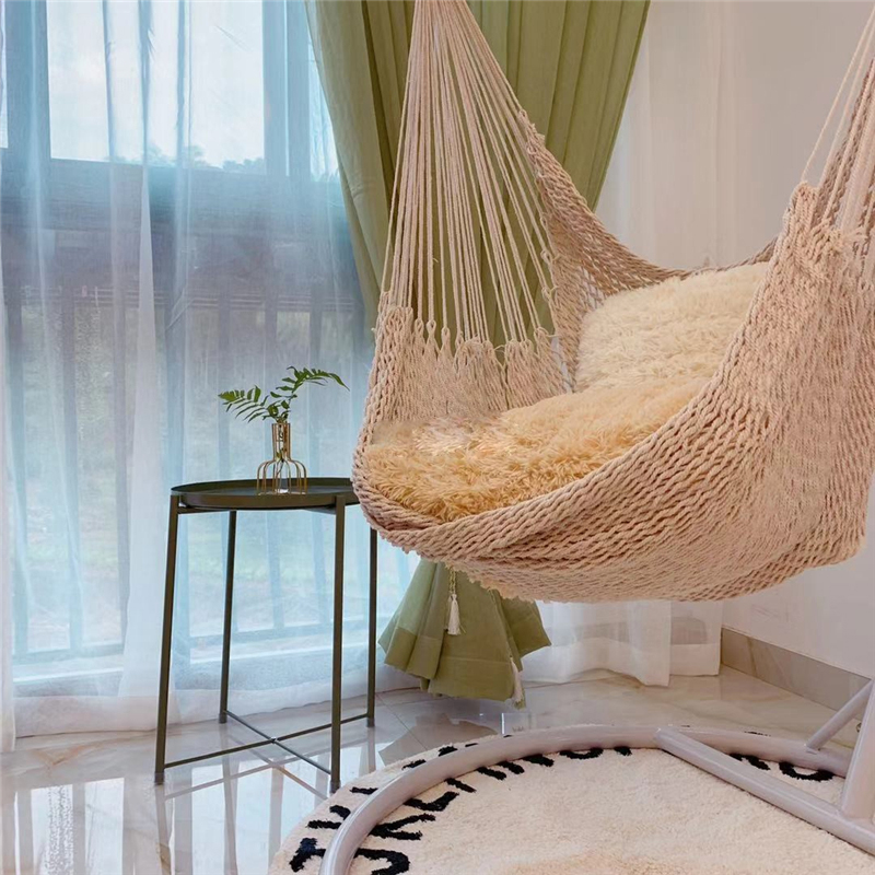 Nordic Style White Hammock Swi - Kids Outdoor Lounge ulasan dan harga
