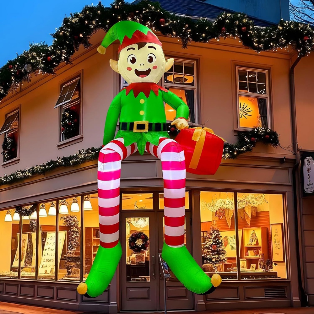 8FT Christmas Inflatables Sitt - Kids Outdoor Gifts ulasan dan harga