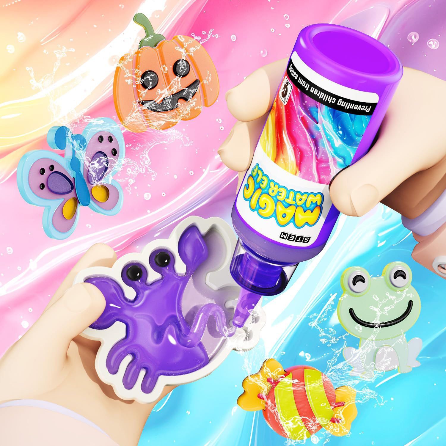Magic Gel Water Beads Toy: 12- - Kids Outdoor Water Toys ulasan dan harga