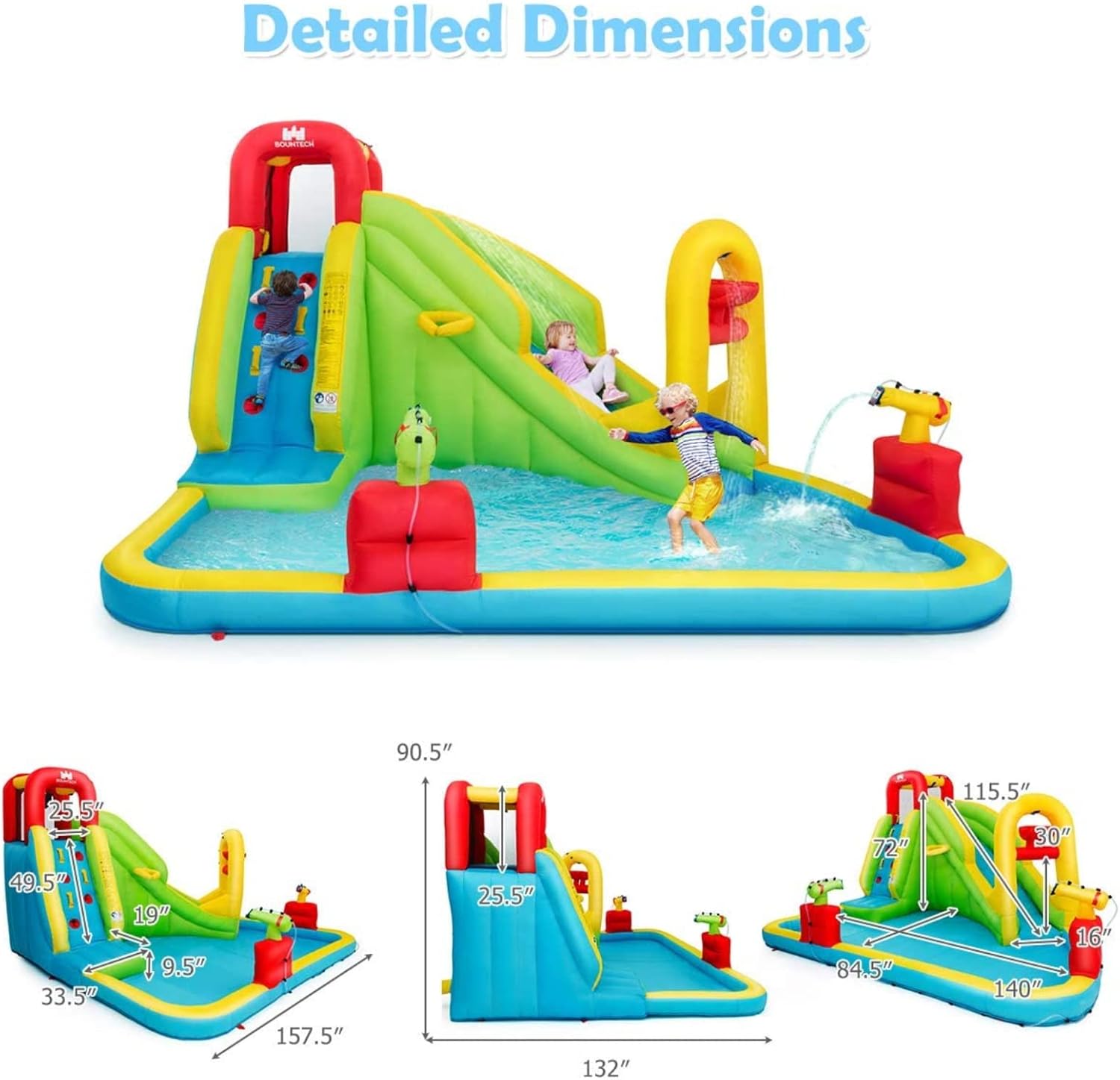 Mega Inflatable Water Park Bou - Kids Outdoor Gifts ulasan dan harga