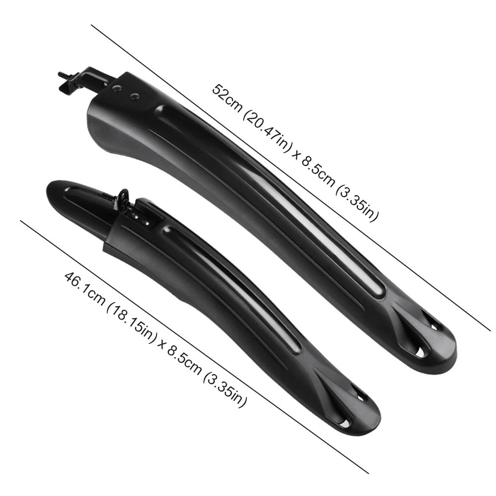 2pcs Bicycle Fender PP Soft Pl - Muddy Puddle Suit ulasan dan harga