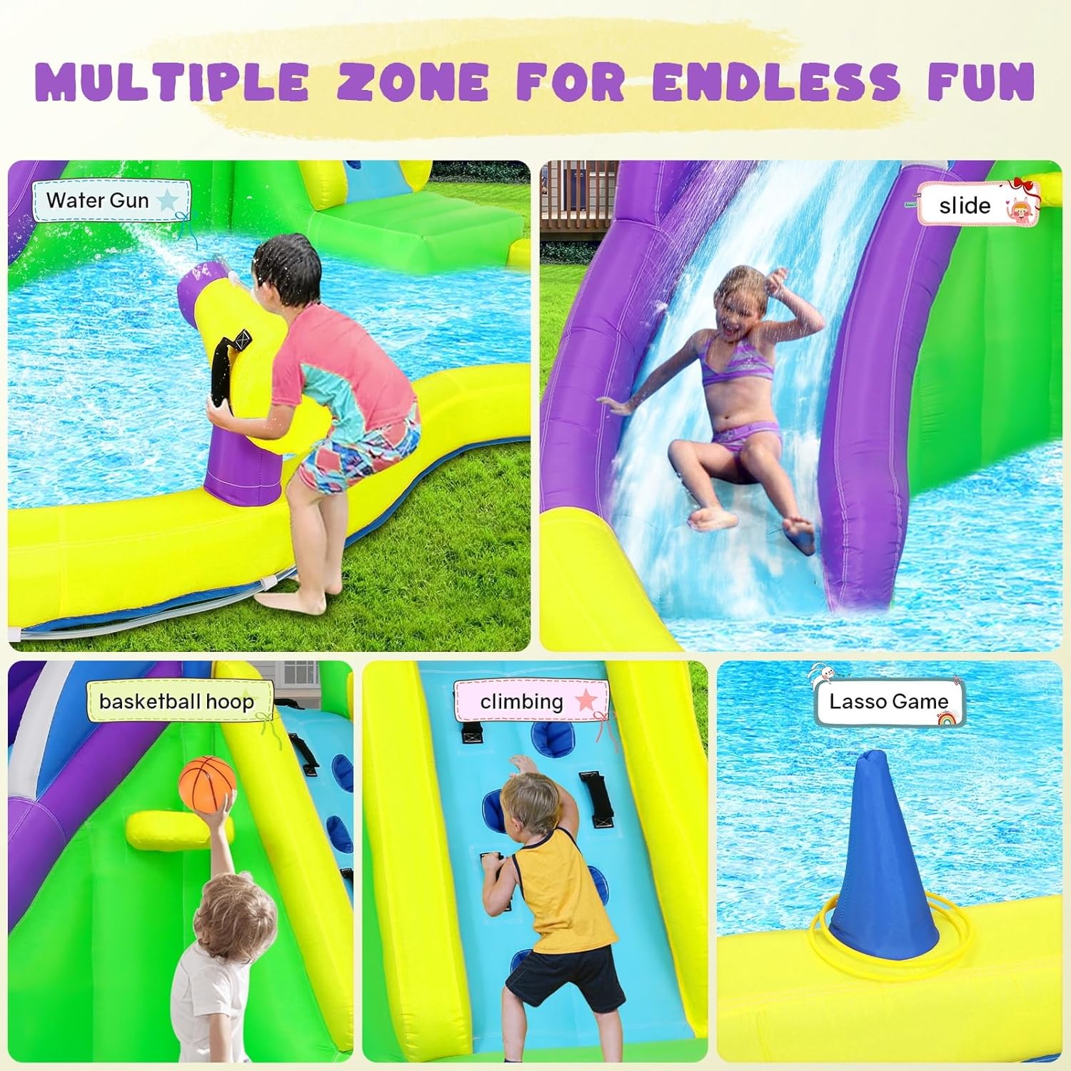 13x14FT Inflatable Bounce Hous - Kids Outdoor Inflatable ulasan dan harga