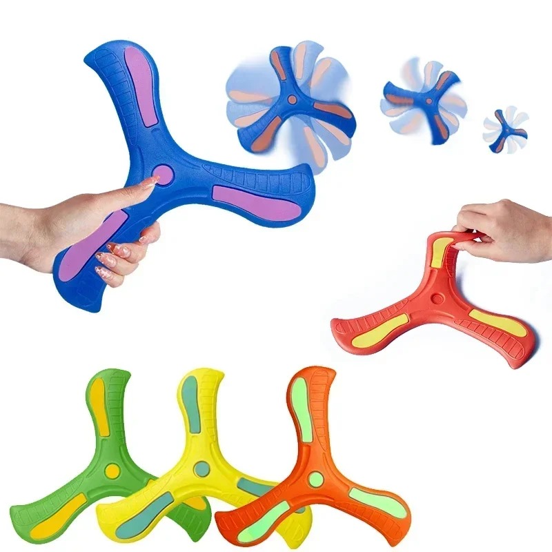 Children Boomerang Soft Three- - Kids Outdoor Gifts ulasan dan harga
