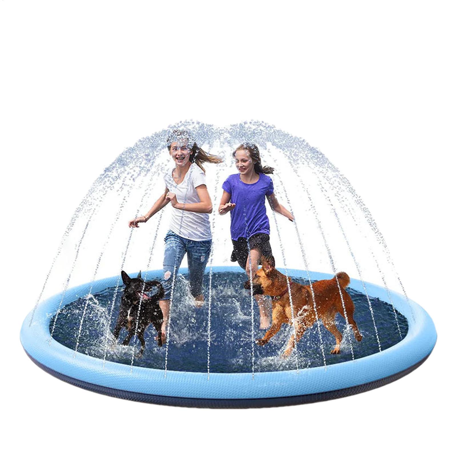 Kids Sprinkler Play Mat with S - Sprinkler Splash Pad ulasan dan harga
