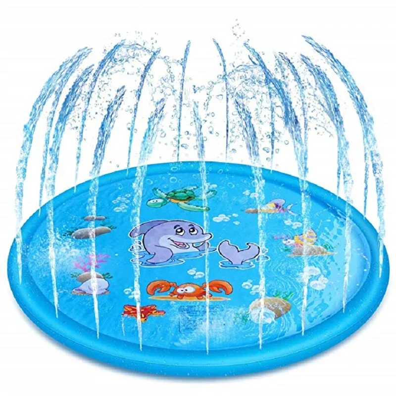 100/170cm Kids Inflatable Wate - Sprinkler Splash Pad ulasan dan harga