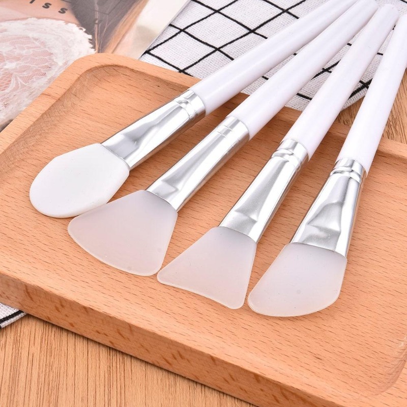 4Pcs/set White Makeup Silicone - Muddy Puddle Suit ulasan dan harga