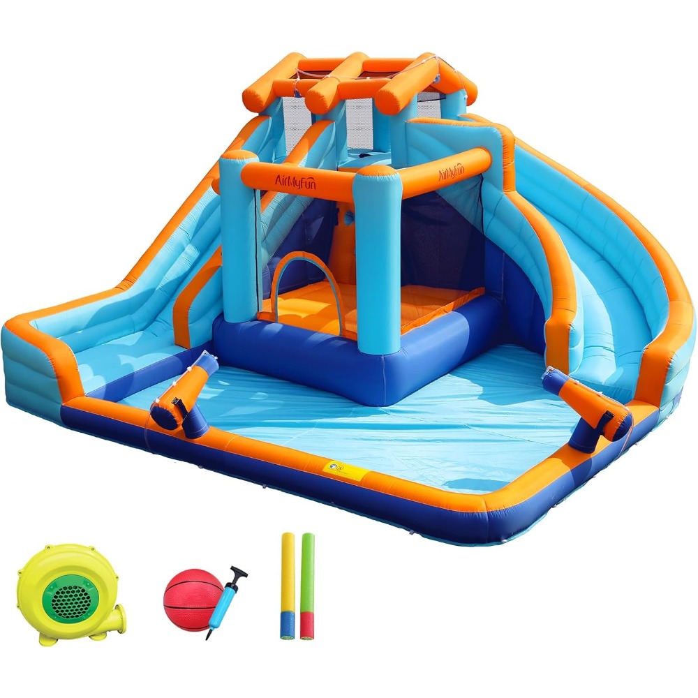 Large Water Slide Bounce House - Kids Outdoor Inflatable ulasan dan harga