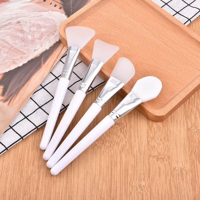 4Pcs/set White Makeup Silicone - Muddy Puddle Suit ulasan dan harga
