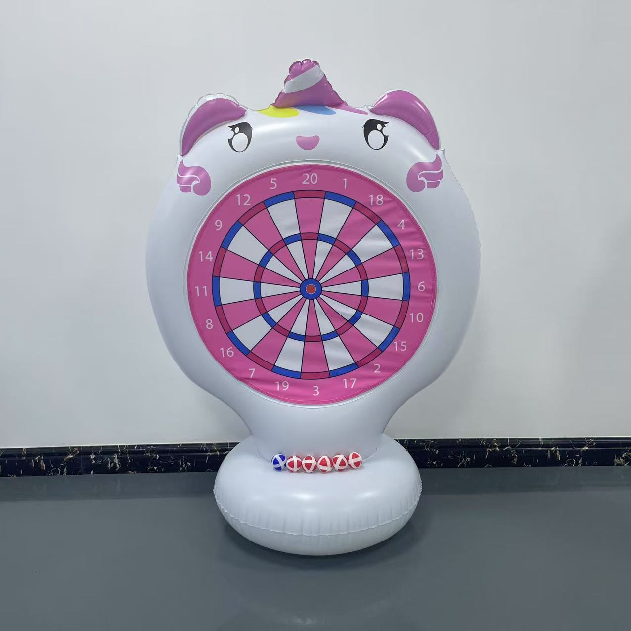 Inflatable Unicorn Throwing Ga - Kids Outdoor Inflatable ulasan dan harga
